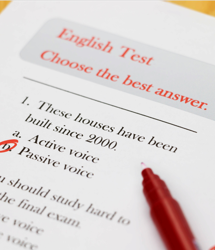 English Test - Examen de inglés
